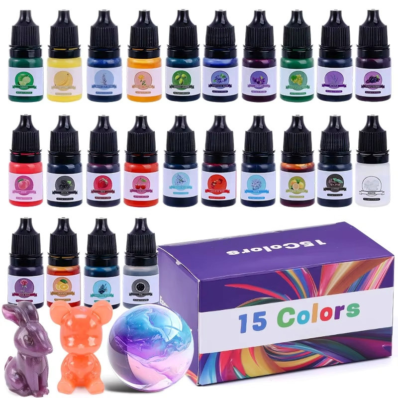 3D Printing Epoxy Resin - Epoxy Resin Color Pigment 24 Vivid