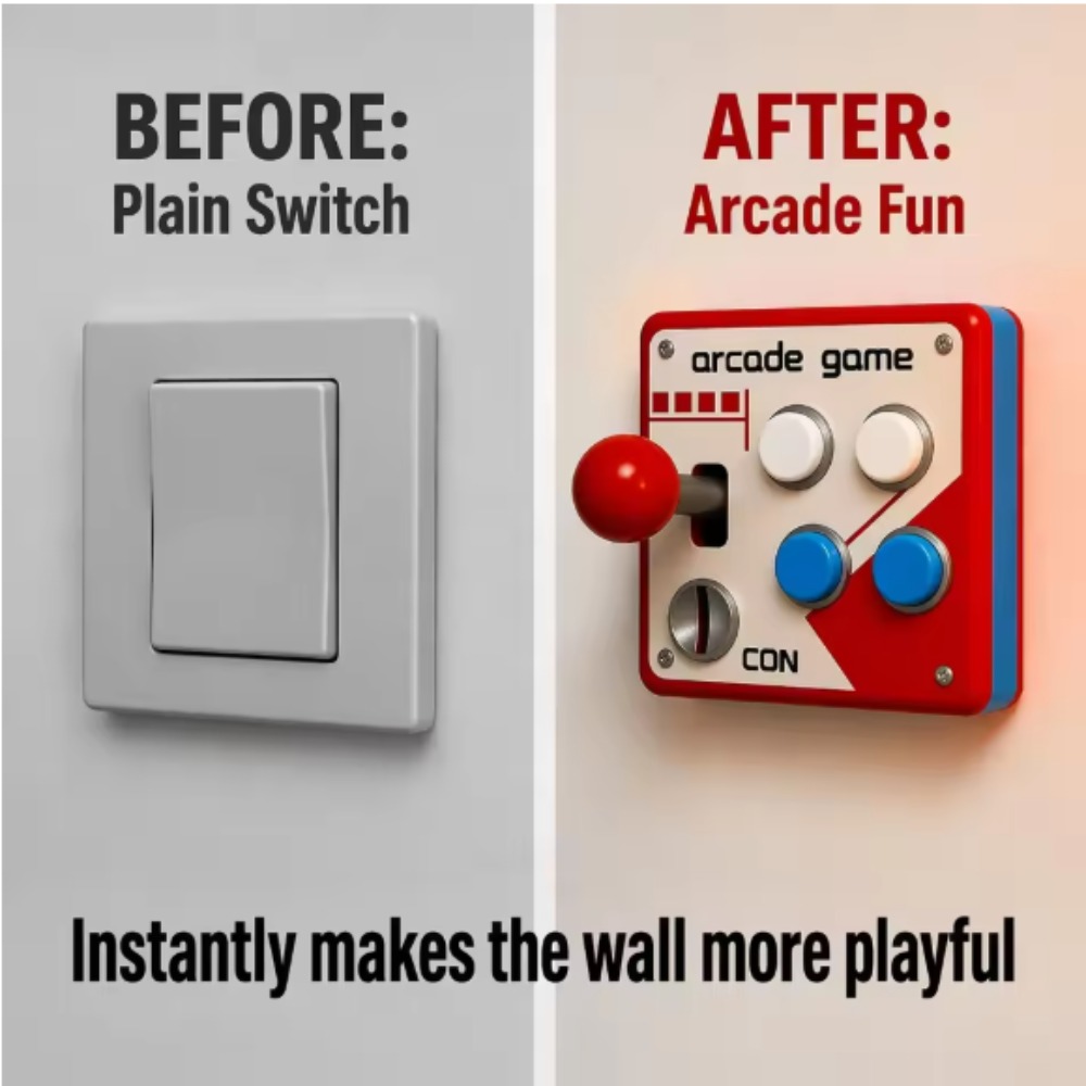 3D Printing Liquid - Retro Arcade Joystick Switch Plate Cover,