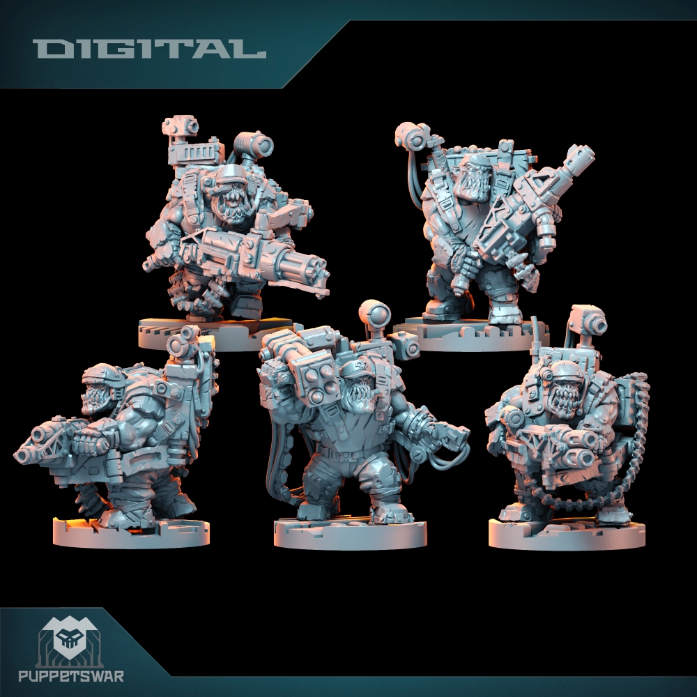 3D Printing Liquid - Orc Ultimate Badasses Squad, Green Skin
