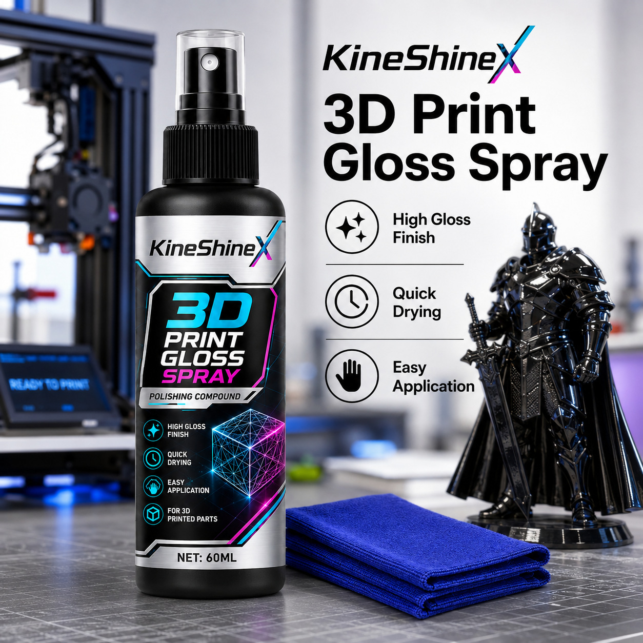 3D Printing Liquid - 3D Print Gloss Spray Polishing Compound