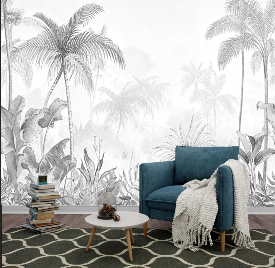 3D Printing Heat Resistant Material - Customized wallpaper Nordic black and white