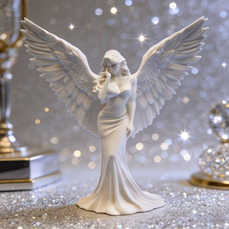 3D Printing Gold - New·3D Printed Praying Angel Statue Guardian