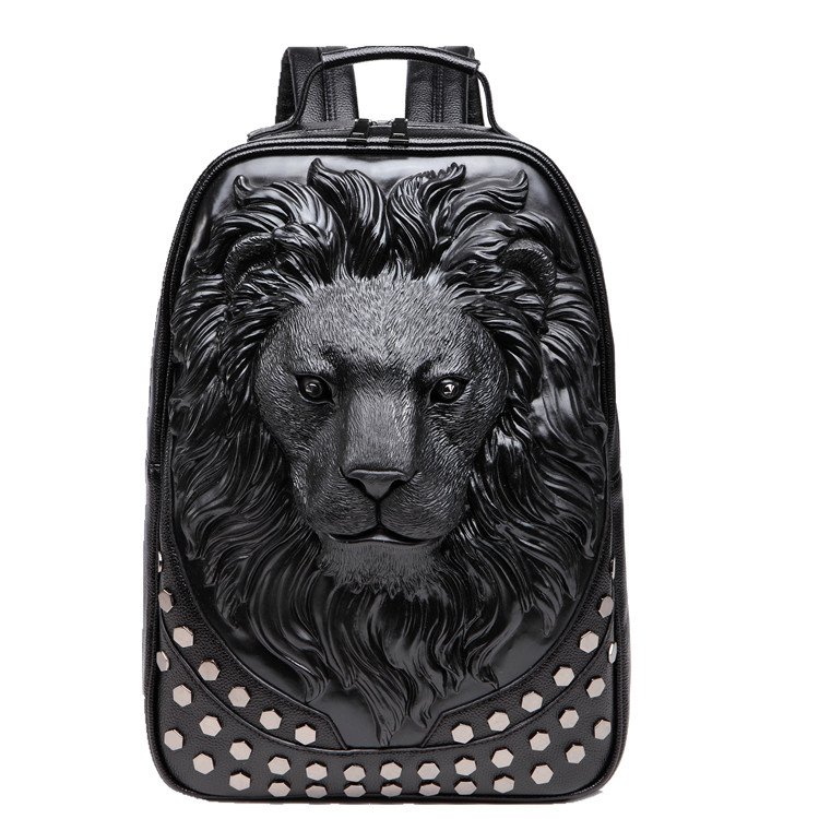 3D Embossed Lion Head Studded  - 3D Printing Link 评论和价格