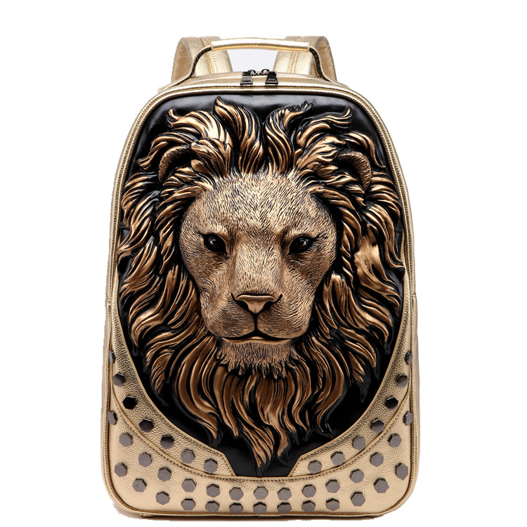 3D Embossed Lion Head Studded  - 3D Printing Link 评论和价格