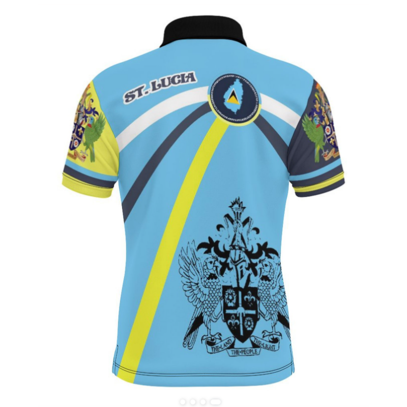Saint Lucia Polo Shirt Customi - 3D Printing Link 评论和价格