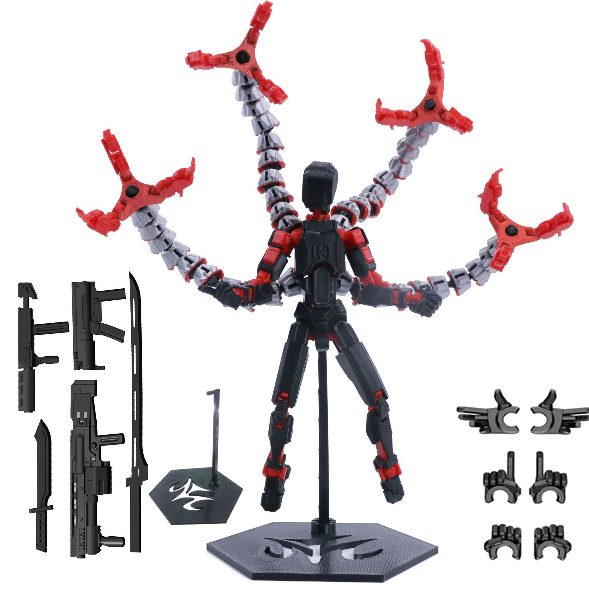 3D Printed Robot Model Toy Mov - 3D Printing Action Figure 评论和价格