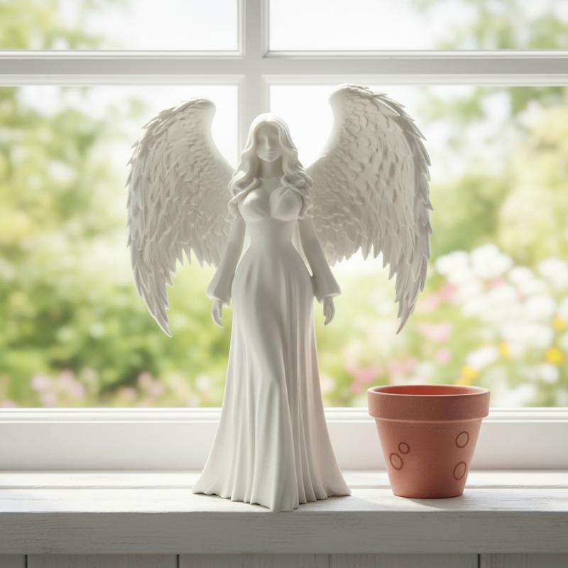 3D Printed Praying Angel Relig - 3D Printing Gold 评论和价格