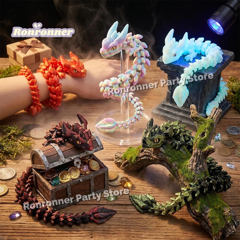 30CM 3D Printing Dragon Aurora - 3D Printing Action Figure 评论和价格