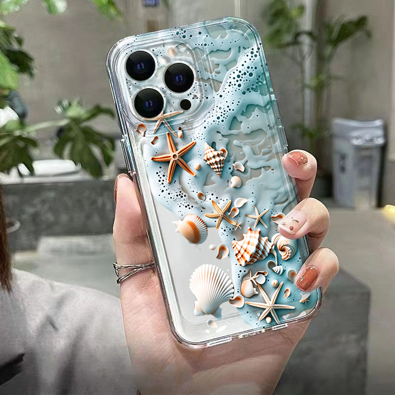 3D Beach Starfish Shell Phone  - 3D Printing Iphone 评论和价格