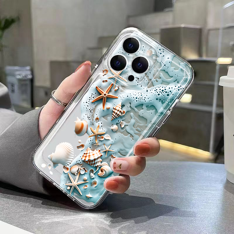 3D Beach Starfish Shell Phone  - 3D Printing Iphone 评论和价格