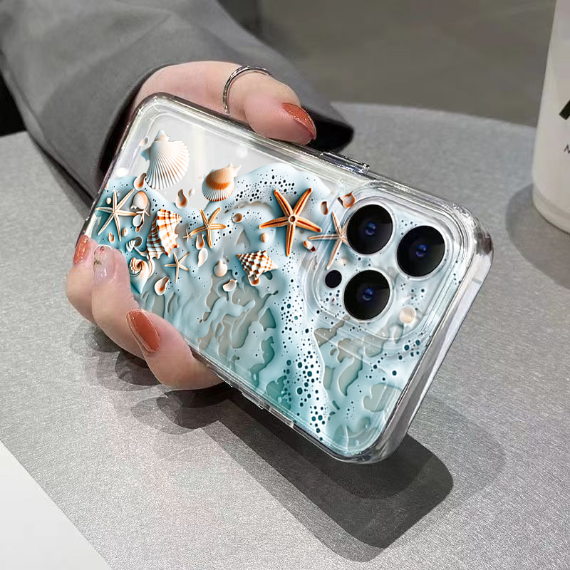 3D Beach Starfish Shell Phone  - 3D Printing Iphone 评论和价格