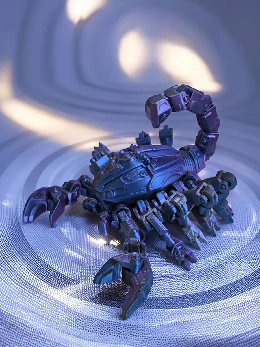 3D Printed Mechanical Scorpion - 3D Printing Action Figure 评论和价格