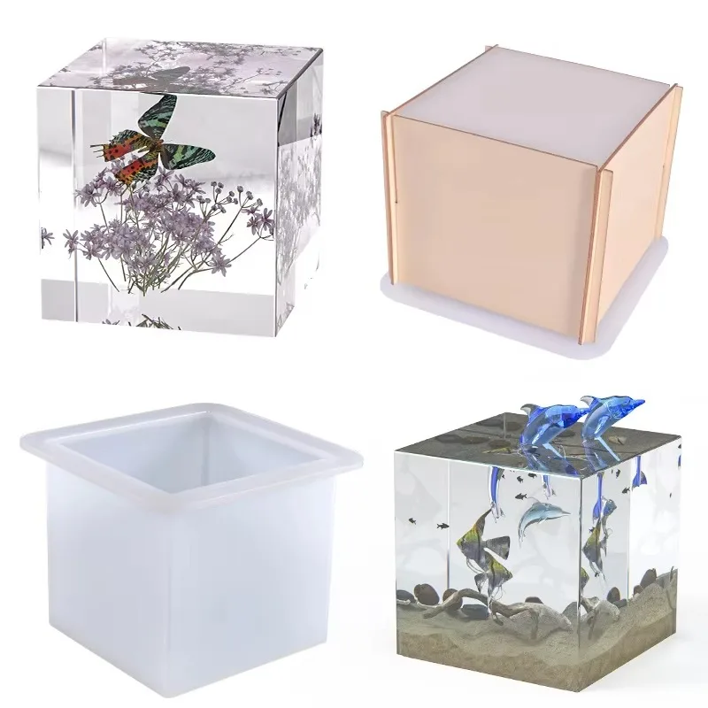 New Design 3D Rectangle Cuboid - 3D Printing Epoxy Resin 评论和价格