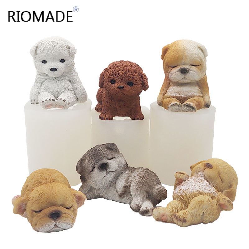 3D Dog Silicone Molds 6 Modeli - 3D Printing Epoxy Resin 评论和价格