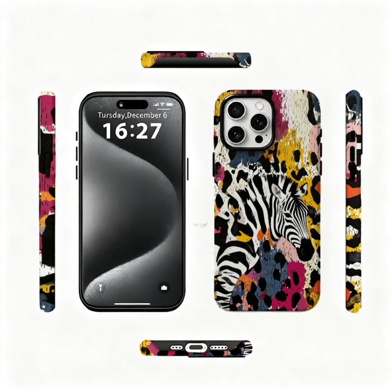 Shock Absorption Zebra Print P - 3D Printing Iphone 评论和价格