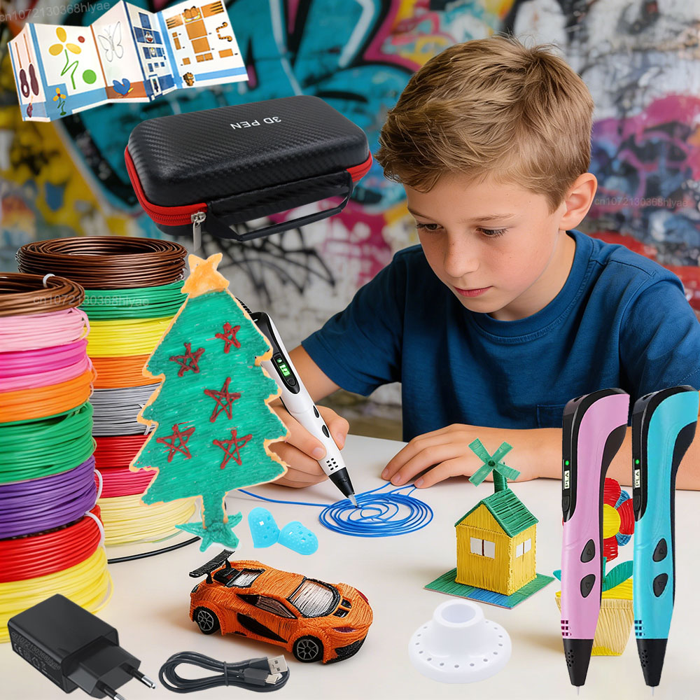 Children's 3D Printing Pen wit - Carbon Fiber Filament 评论和价格