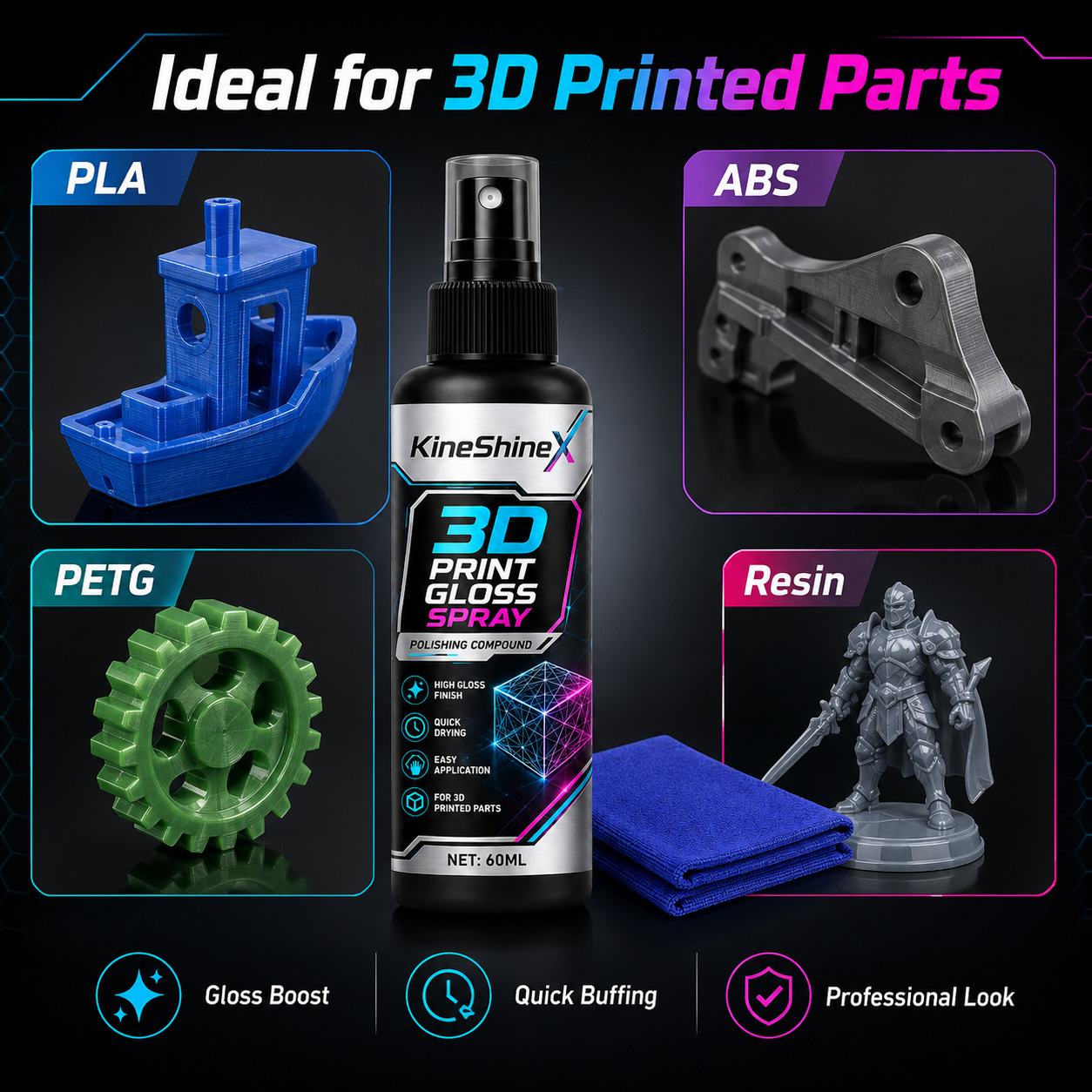 3D Print Gloss Spray Polishing - 3D Printing Liquid 评论和价格