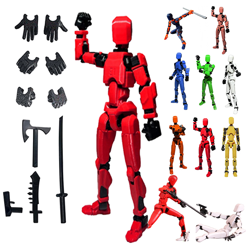 1PCS 13 Joints Figure Articula - 3D Printing Action Figure 评论和价格