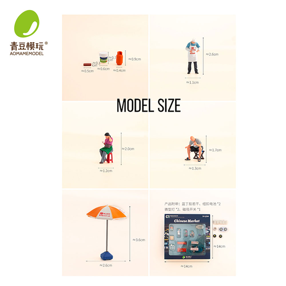 1/64 Night market s Model Kit- - 3D Printing Liquid 评论和价格