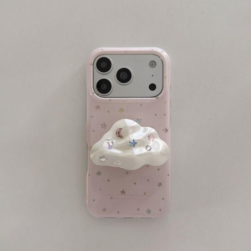 Cute Pink Star Print Phone Cas - 3D Printing Iphone 评论和价格