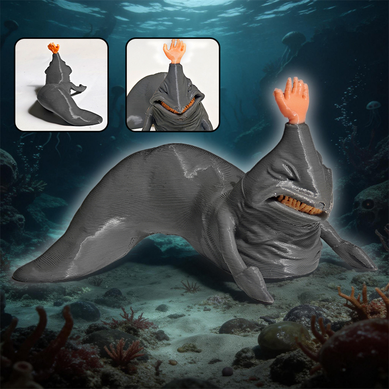 New 3D Printing Sea Eater Bloo - 3D Printing Action Figure 评论和价格