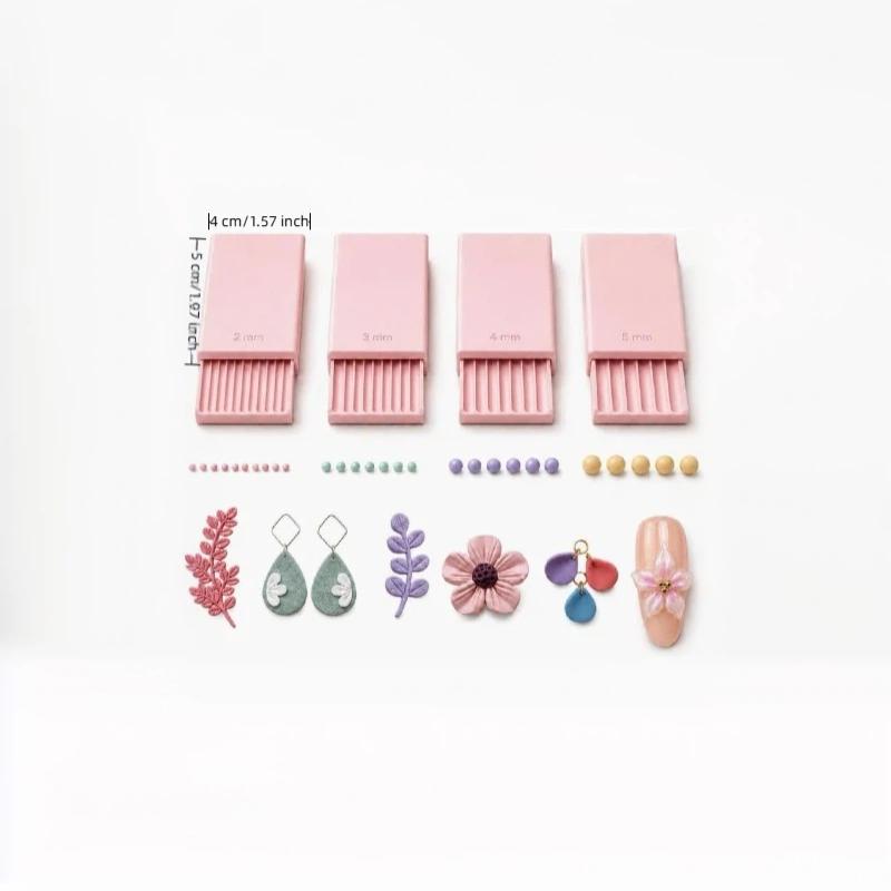 4Pcs 3D Printed Nail Art Bead  - 3D Printing Design Maker 评论和价格