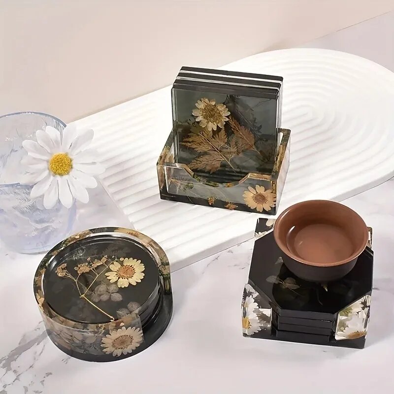 Coaster Resin Molds Set Includ - 3D Printing Epoxy Resin 评论和价格