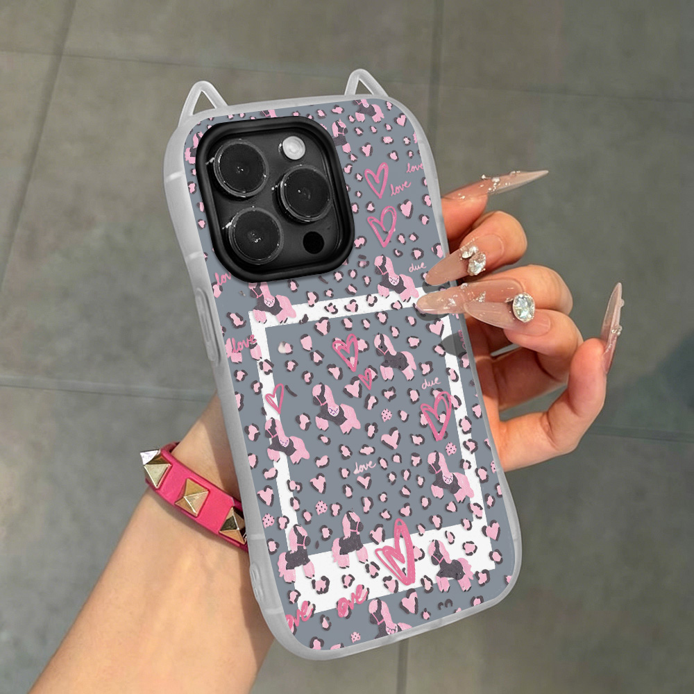 INS Leopard Print Phone Case F - 3D Printing Iphone 评论和价格