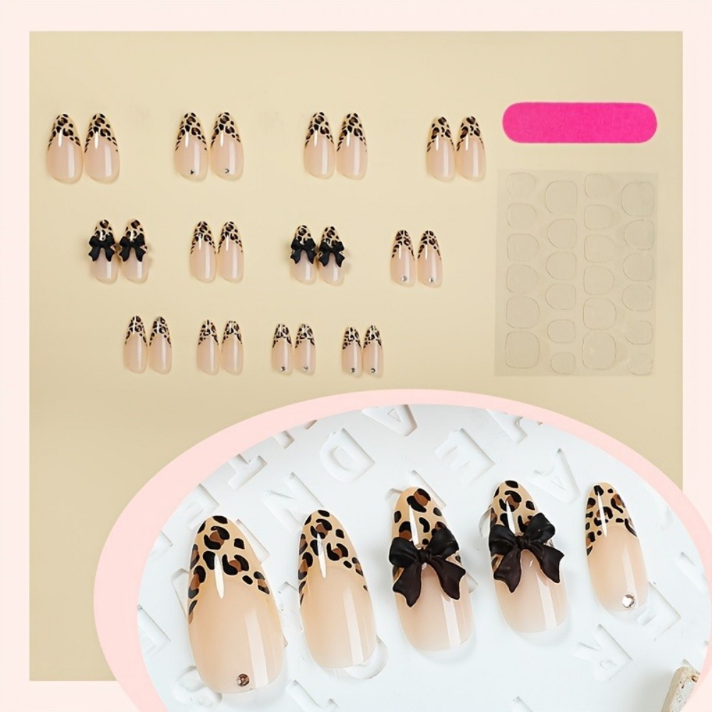 24pcs French Almond Press on N - 3D Printing Jobs 评论和价格