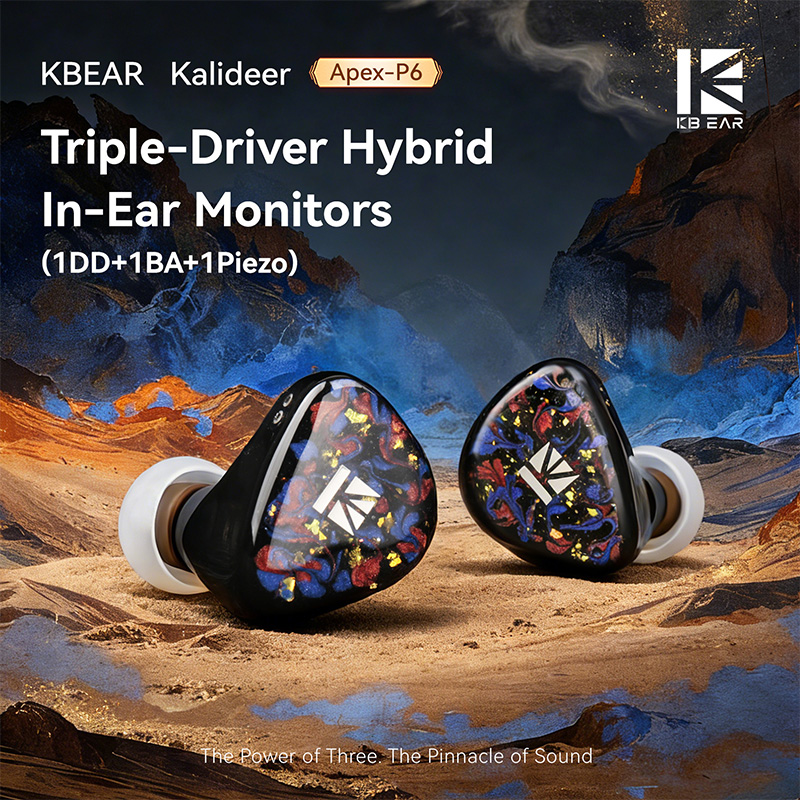 KBEAR Kalideer Apex-P6 1DD+1BA - 3D Printing Office Setup 评论和价格